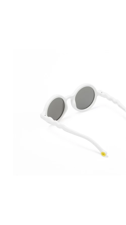 Παιδικά γυαλιά ηλίου στρογγυλά Classic Olivio - Shark White 18-36 μηνών8