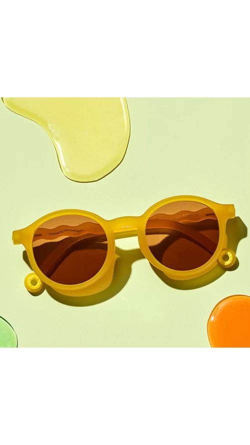 Παιδικά γυαλιά ηλίου οβάλ Citrus Garden-Citrus Yellow 5-12 ετών3