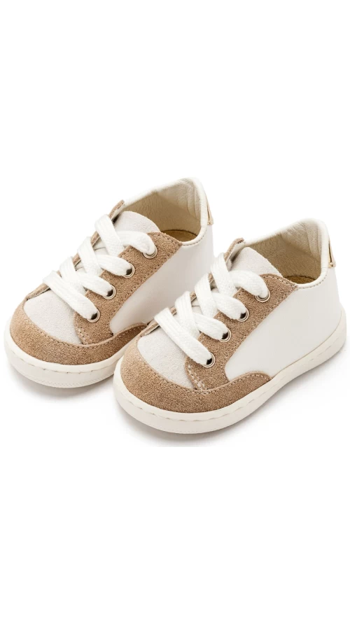 Δερμάτινο Δετό Sneakers PRΙ2120 Λευκό Μέντα6