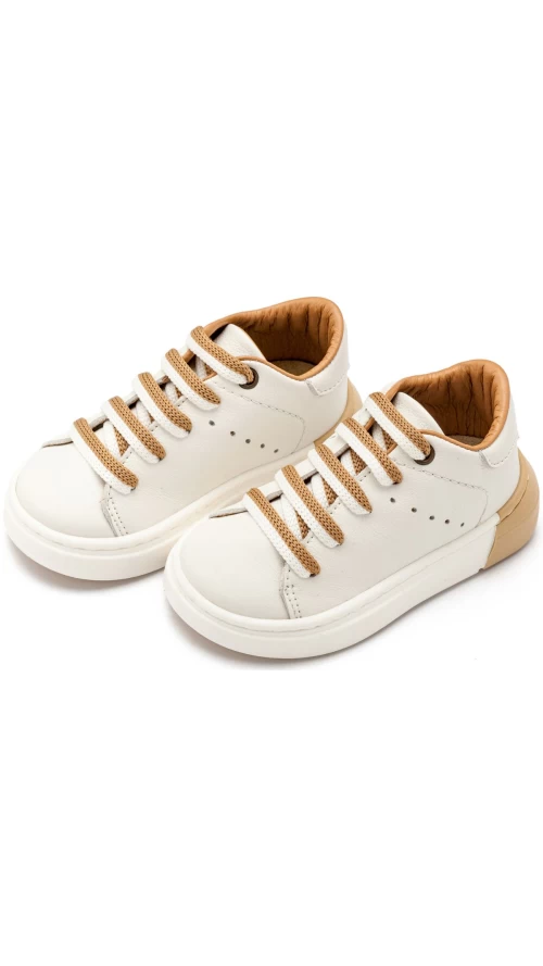 Δετό Sneaker με Δίχρωμο Κορδόνι EXC52946