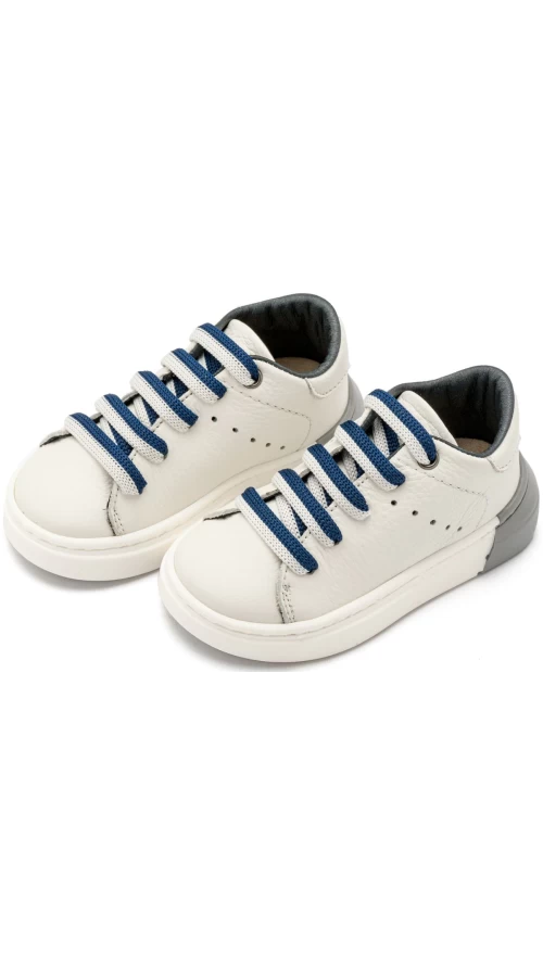 Δετό Sneaker με Δίχρωμο Κορδόνι EXC52946