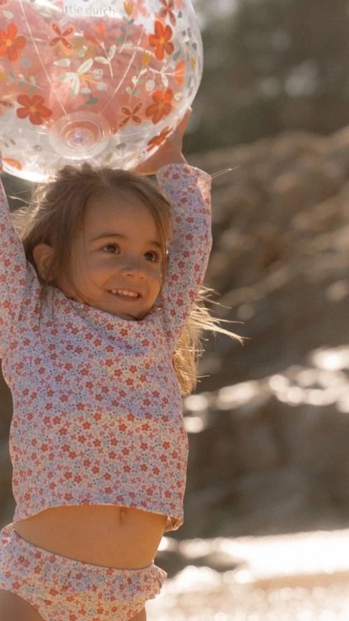 Little Dutch Μαγιό Πάνα Floral με Βολάν για Κορίτσι2