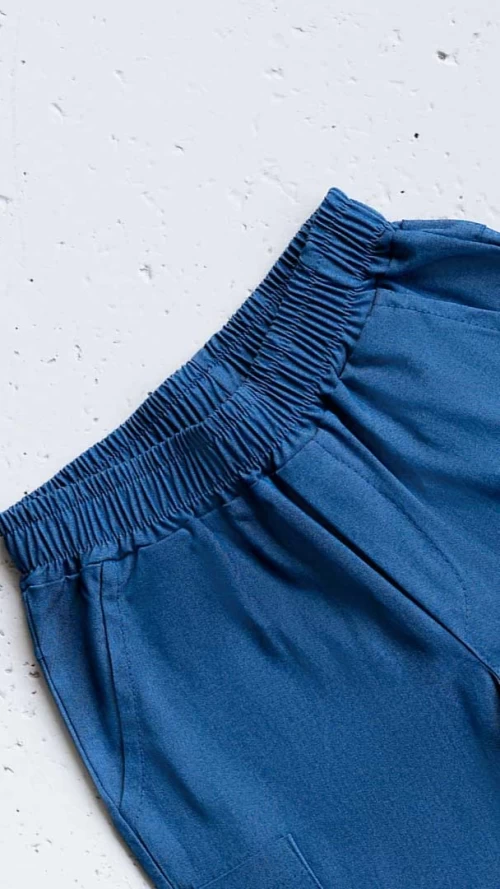 Παιδική Cargo Βερμούδα Αγοριού Soft Jean Μπλε4