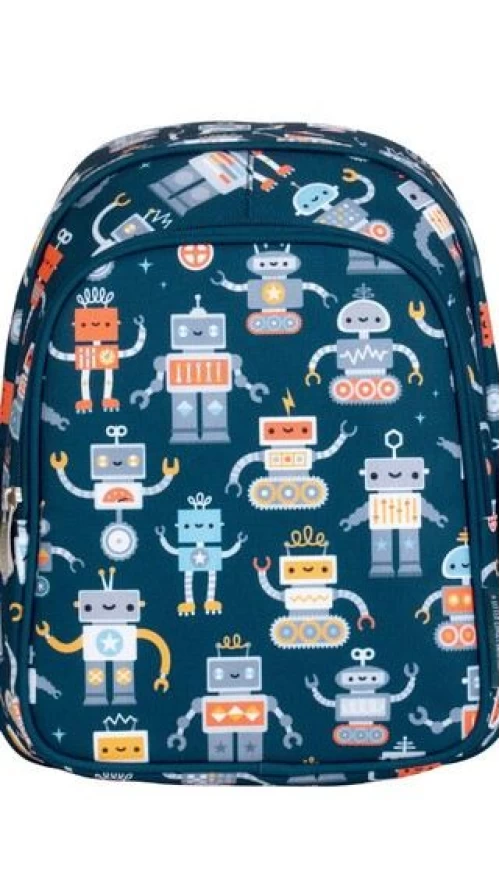 A Little Lovely Company Παιδική Τσάντα Πλάτης Robots 16L5