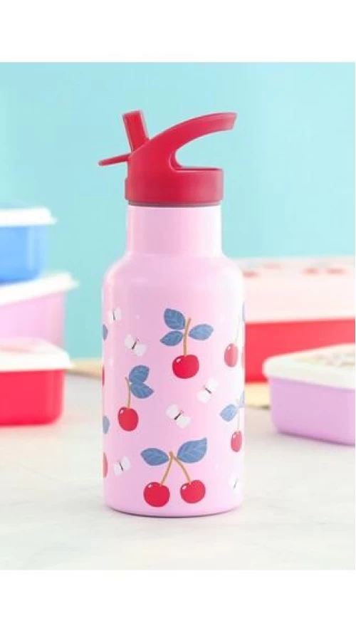 A Little Lovely Company Ανοξείδωτο Παγούρι Cherries 350ml5