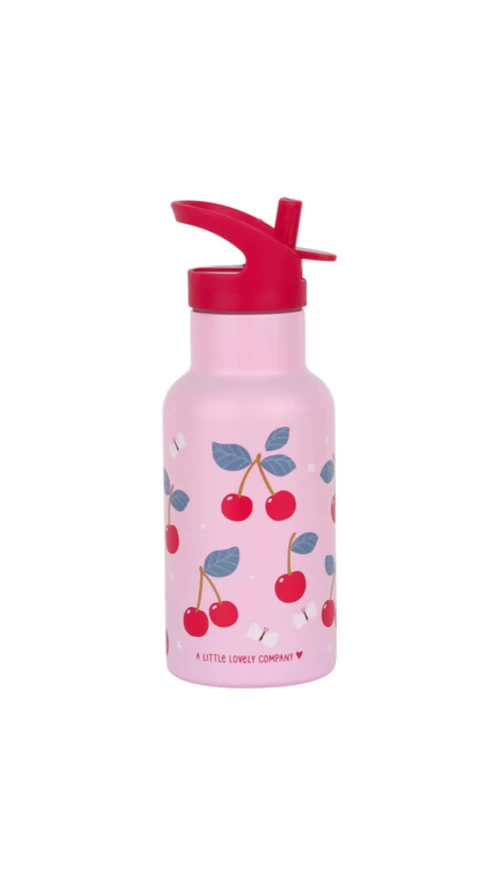 A Little Lovely Company Ανοξείδωτο Παγούρι Cherries 350ml5