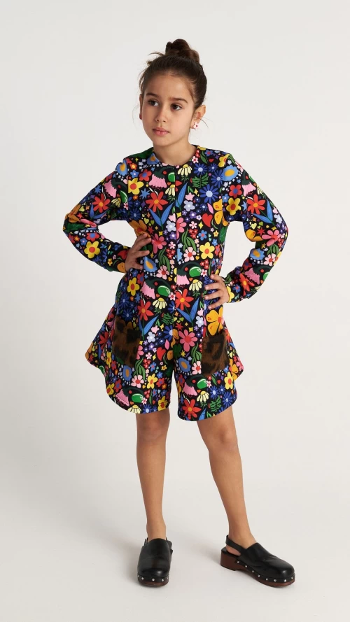 Παιδική Ολόσωμη Φόρμα Floral