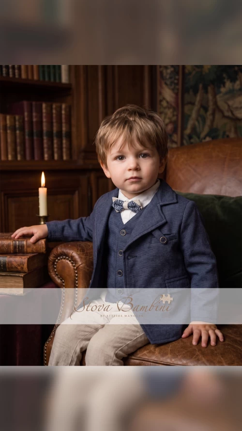 Stova Bambini Βαπτιστικό Κοστούμι AW B31